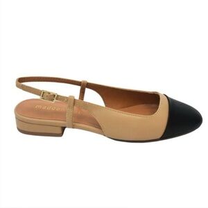Madden Girl Cameo Tan&Black Colorblock Flats